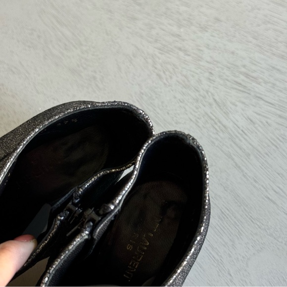 Saint Laurent Wyatt Croc Embossed Ankle Boot - Picture 11 of 12